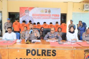 Polres Lombok Tengah Ungkap 11 Kasus Kriminal Selama April, 9 Tersangka Diamankan