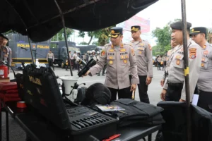 May Day 2025, Polres Lombok Tengah Siagakan Personel dan Kendaraan Taktis Jaga Keamanan