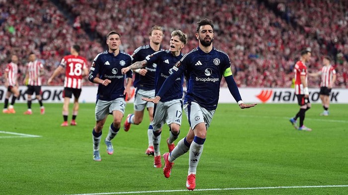 Manchester United Libas Athletic Bilbao 3-0 di Semifinal Liga Europa, Bruno Fernandes Bersinar
