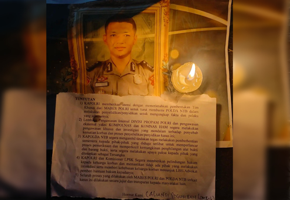 Kematian Brigadir MN Tenggelam Atau Dibunuh?, Polda NTB Masih Bungkam