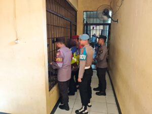 Perketat Pengawasan, Polres Bima Kota Lakukan Pemeriksaan Menyeluruh di Ruang Tahanan