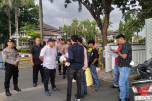 Polisi Amankan Aksi Hearing di PUPR NTB, Situasi Berjalan Kondusif